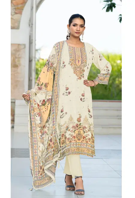 AT 150 A to D By Amrutvela Viscose Maslin Bulk Dress Material Orders In India
